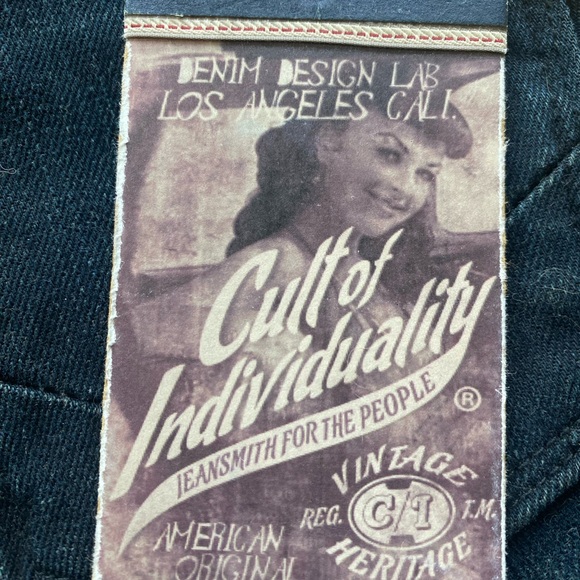 Women nwt original flare leg Cult of individuality jeans size 29 - Picture 2 of 3